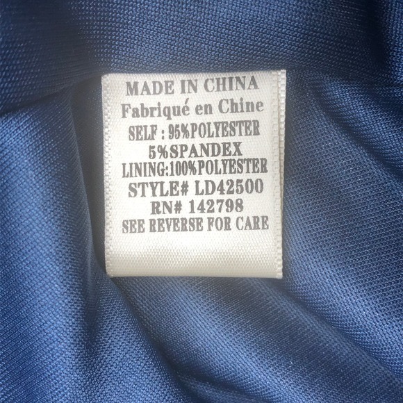 Loveriche Navy Mix Floral Velvet Dress - Size Medium - Picture 10 of 13